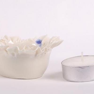 Bougeoir porcelaine