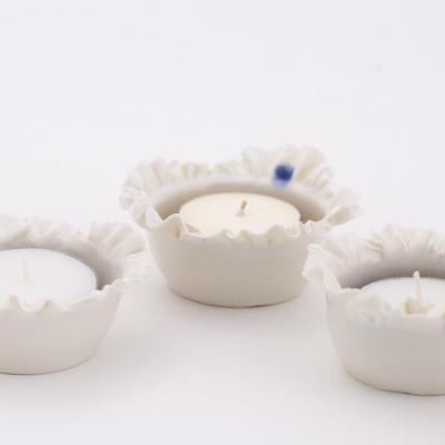 Lot de 3 bougeoirs Porcelaine