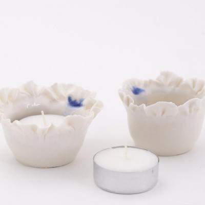 Lot de 2 bougeoirs Porcelaine