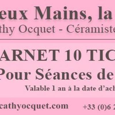 Carnet de 10 tickets deux mains la terre 1