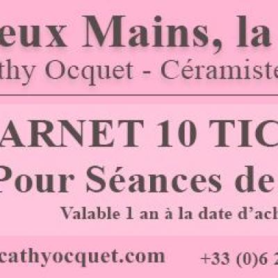 Carnet de 10 tickets deux mains la terre 1