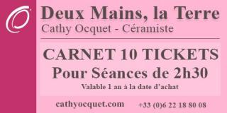 Carnet de 10 tickets deux mains la terre