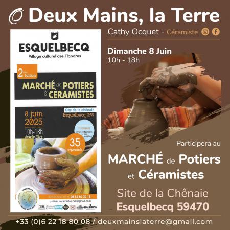 Esquelbecq marche de potiers et ceramistes deux mains la terre poterie region lilloise 1
