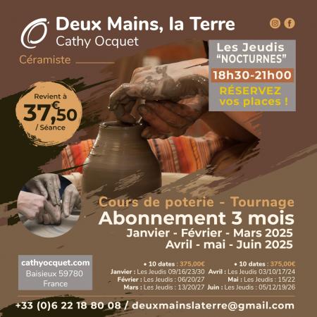Jeudis nocturnes 2025 deux mains la terre poterie lille 1