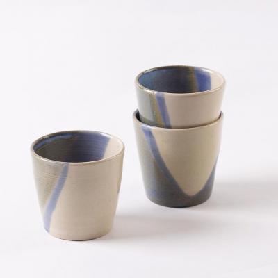 Lot de 3 Verres / Tasses céramique