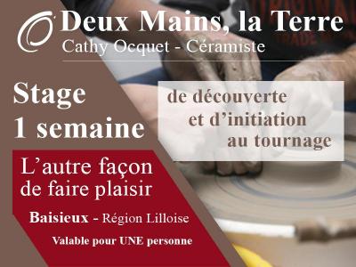 Stage poterie lille 1 semaine deux mains la terre