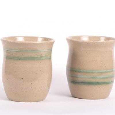 Lot de 2 Verres / Tasses céramique